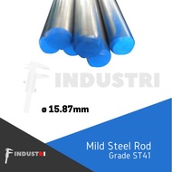 QUALITY AS besi ST 41 diameter 15.87mm(5/8inch) | AS SS400 | potongan