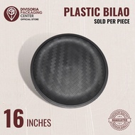 Plastic Bilao Size 16" [ Sold Per Piece ] Black Bilao Food Bilao Tray Reusable Bilao