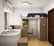 全屋訂製 Bunk Beds 兒童房雙層床 Children's room bunk bed 上下床 Tatami 榻榻米 Wardrobe and desk in one 衣櫃加書枱一體 子母床  