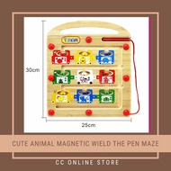 IQ DHATOY Cute Animal Magnetic Wield The Pen Maze Children's IQ Education Toys (READY STOCK)