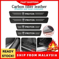 Side Door Step Protector Carbon Fiber [4pc/set] DIY Perodua Alza Axia Aruz myvi Bezza Viva Accessories