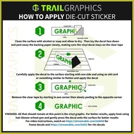 ├ ➯ ◫ BETTA Sticker Decal Vinyl for Mountain Bike and Road Bike
