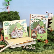 planner 2026 planner book 2026 Square Island Cartoon Girl Zoo B6 Notebook