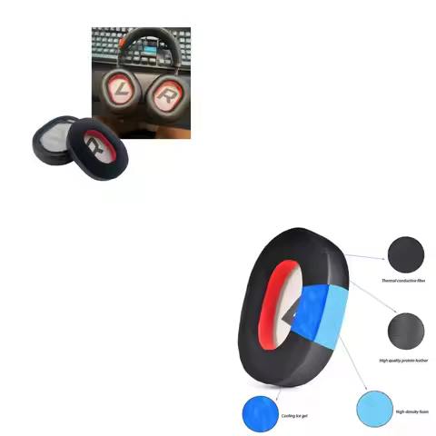 Replacement Earpads with Cooling Gel For Plantronics Backbeat pro2 8200UC Headsets Enhances Sound Ea
