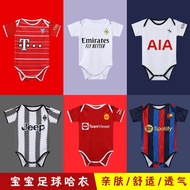 jersey lengan panjang murah malaysia bola 22-23 Jersi Argentina baru ,pakaian bayi BB ,seragam sepak ,kanak-kanak ,jersi merangkak Real Madrid ,Paris ,Bayern