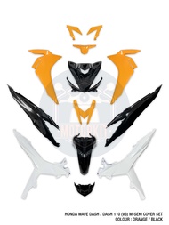 HONDA WAVE DASH 110 DASH 110FI DASH 110 FI DASH 110 FUEL INJECTION V3 M SEKI MSEKI COVER SET COVERSE