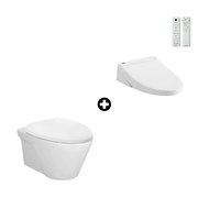 TOTO AVANTE Wall Hung Toilet Bowl CW822RJT2 with Washlet TCF24410ASG SET