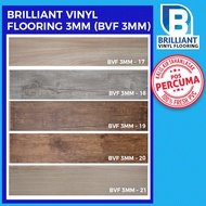 BRILLIANT VINYL FLOORING 3MM 7 JENIS CORAK YANG MENARIK YANG AKAN MENYERIKAN RUMAH ANDA