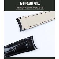 Suitable for Rolex Daytona Black Green Blue Water Ghost Yacht GMT Arc Strap Rubber Strap 20mm