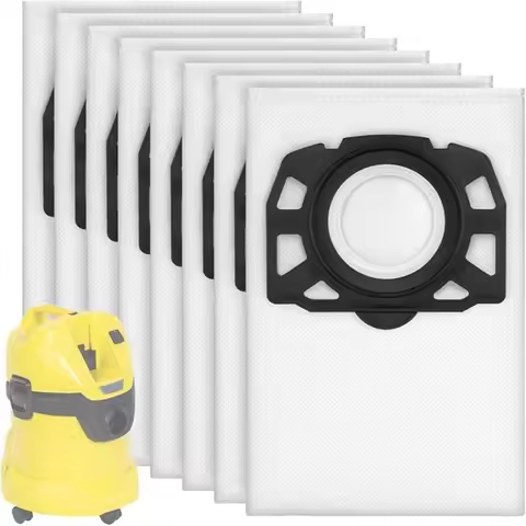Vacuum Cleaner Bags Accessories, Compatible With Karcher WD2 Plus WD3 KWD1 KWD2 KWD3 MV3 WD3.200 to 