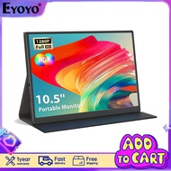 Eyoyo Portable Monitor 10.5 inch 1920x1280 HDR Small Monitor 100% SRGB IPS Display External USB C Monitor Second Screen for Laptop PC PS4 Xbox Mobiles