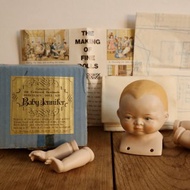 【Little Fairies】Baby Jennifer老件古董嬰兒陶瓷娃娃組 - A
