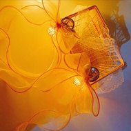 Plug Wings Palace Bell Ribbon Bow Plug Diameter 2.8Cm Yellow Night Light Oversized Bow