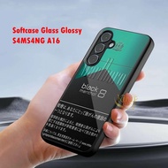 HP Casing Samsung A16 2024 Softcase Glass Glossy Samsung A16 2024 Case Samsung A16 2024- K10hp