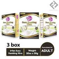 [3 BOX] IRFAN SUSU KAMBING XTRA / SUSU KAMBING KURMA MADU KISMIS ARABIC GUM / SUSU IRFAN / SUSU DEWA