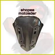 ◕ ❤ ∥ (rinj carbon)Nmax v2 Carbon console v2 hydrotip visor pannel Nmax v2 Front Cover