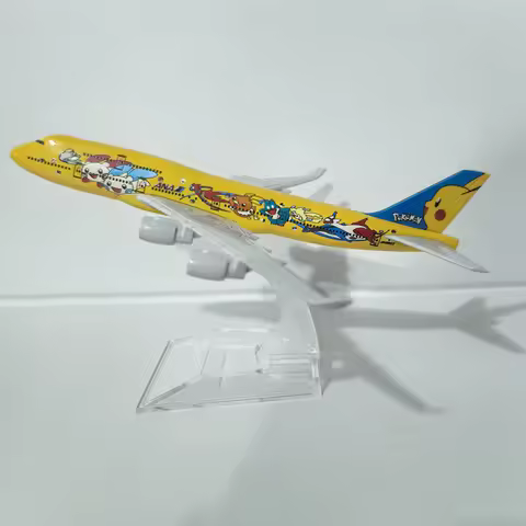 JASON TUTU 16cm ANA Boeing b747 Plane Airplane Model Aircraft Model Diecast Metal 1/400 Scale Planes