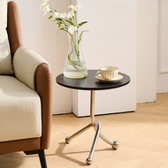 Rafayel   โต๊ะกาแฟ 2ชั้น ชั้นวางของรถเข็น มีล้อ โต๊ะข้างโซฟา เรียบง่ายทันสมัย