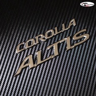 2pcs COROLLA ALTIS Logo Chrome Colour For TOYOTA