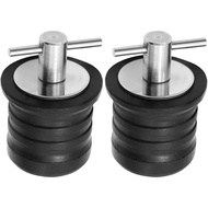 Anxingo 2 Keping Palam Saliran T-Handle 1-1/4 Inci, Reka Bentuk Putar dan Kedap, Palam Getah untuk S