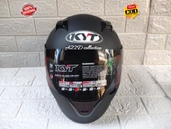 Helm KYT R10 Solid/Polos Black/Hitam Matt/Doff Full Face