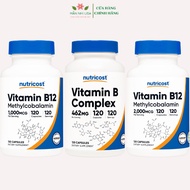 Nutricost Vitamin B12 Methylcobalamin - 1000mcg 2000mcg - plus B complex American product 120 tablet