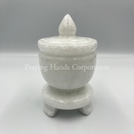 Altar Water Cup With White Marble Lid | Water Jar | Altar Decoration