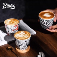 Bincoo Ceramic Coffee Mug 350ml Tropical Pattern