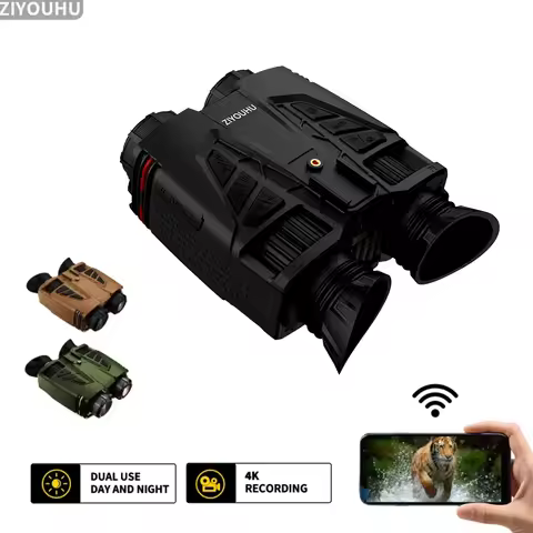 ZIYOUHU NVC800 Infrared 16X Digital Zoom 4K Night Vision Binoculars WIFI Head-Mounted IR Night Visio