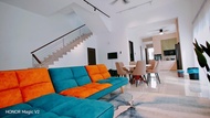 Rumah  m² dengan 5 bilik tidur dan 5 bilik mandi peribadi di Kulaijaya (HM Dream Kulai 21paxs (4pax 