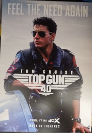 Top gun 40週年紀念4DX版A3海報