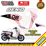 Striping Genio Variasi - Stiker Honda Genio Desain Cafe Racer
