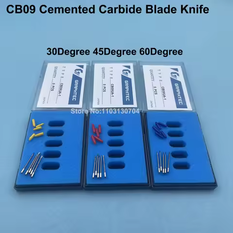 5PCS for Graphtec CE5000 CE6000 FC8600 Knife Blade Cutting CB09 CB15 CB09UA-5 CB15UA-5 Cemented Carb