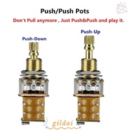 GILDAI Guitar Potentiometer DPDT Guitar Accessories Control Pots Pull Switch