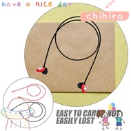 CHIHIRO Earplug Lanyard, Double ring Safety Earplugs Cord Silicone Loop,  Anti-lost Travel Rope Conn