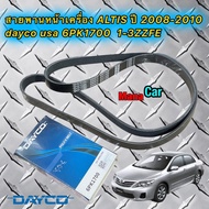 Fast Delivery Front Belt TOYOTS ALTIS 2008-2012 Engine 1-3ZZFE 1.6-1.8 dayco USA 6PK1700