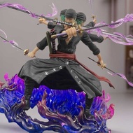 One Piece Figure Zoro Demon Crying Nine Swords Asura Wano Country Ornaments Two-Dimensional Anime Fi