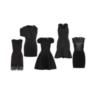 LADIES DRESS SHIRT ALL BLACK