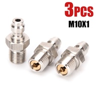 1ชิ้น/2ชิ้น/3ชิ้น/5ชิ้นอะแดปเตอร์ไส้ข้อต่อเร็ว M10x1 BSPP NPT ปลั๊กเกลียวปลดการเชื่อมต่อสำหรับ PCP ข้อต่อปั๊มลมรถยนต์ซ็อกเก็ต