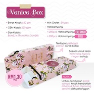 𝗛𝘂𝗺𝗮𝗶𝗿𝗮𝗴𝗶𝗳𝘁 𝗗.𝗜.𝗬 | Venice Box  | 30gm | Kotak Doorgift | Door Gift Kahwin Murah Box Borong Viral l Cenderamata Murah