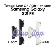 TOMBOL External Button 1 Set Power On Off + Volume Samsung Galaxy S21 FE SM-G990B/ SM-G990B/DS SM-G9