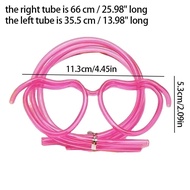 Adult Funny Straw Glasses Lazy People Drink Water Creative Cute Long Eyes Super Glasses F6i4