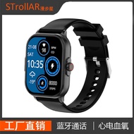 Japanese E02 Bluetooth Call Smart Watch ECG ECG Blood Sugar Heart Rate Blood Pressure Health Monitor