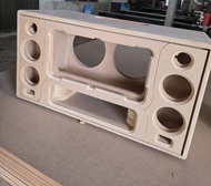 ตู้ลำโพงรุ่นBM แบนพาส8"/2 4"/4 3"/2 พร้อมอะคิริคหน้า ไม้15มม.