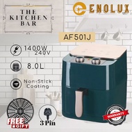 AirFryer Enolux AF501J Air Fryer 8.0L Oil Free Non-Stick Electric Household Fries Machine 空气炸锅