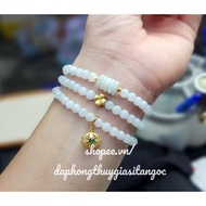 Bach Ngoc Jadite A Mix Charm Marble Necklace + Phi Thuy Stone Size 5.5mm Svip