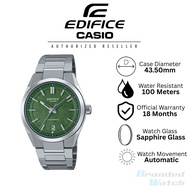 [Official 18 Months Warranty] Casio Edifice EFK-100D-3A Men's Stainless Steel Strap Automatic Solar 