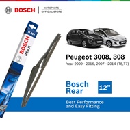 Bosch Rear Wiper 12" for Peugeot 3008 (T8 2009 - 2016), 308 T7 (2007 - 2014) H301