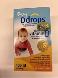 Ddrops, Baby, Liquid Vitamin D3, 400 IU, 90 Drops, 0.08 fl oz (2.5 ml)