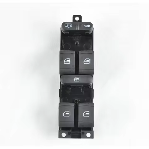 Car New Electric Power Window Master Switch 1J4959857C 18G959857C for VW Bora Skoda Superb 9Pin Blac